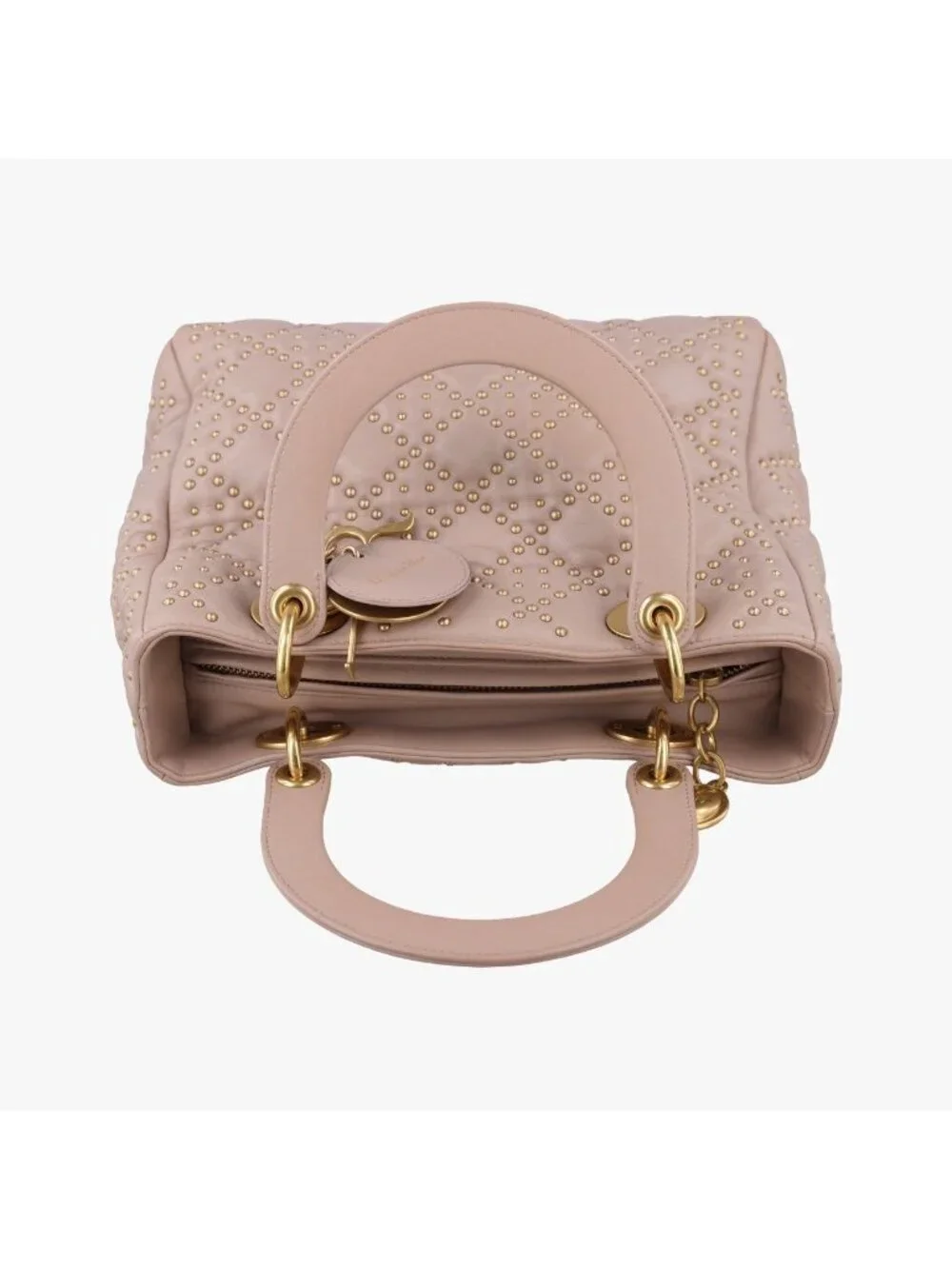 Dior Lady Pink Lambskin Handbag